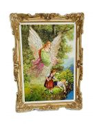 obrazek sakralny Anioł Stróż