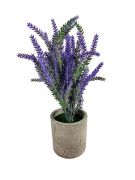 Sztuczny wrzos fiolet w doniczce