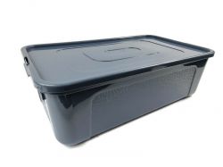 Pudełko z pokrywką szare